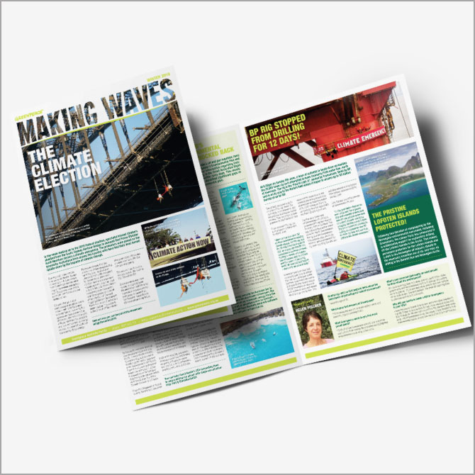 Greenpeace Work Sample