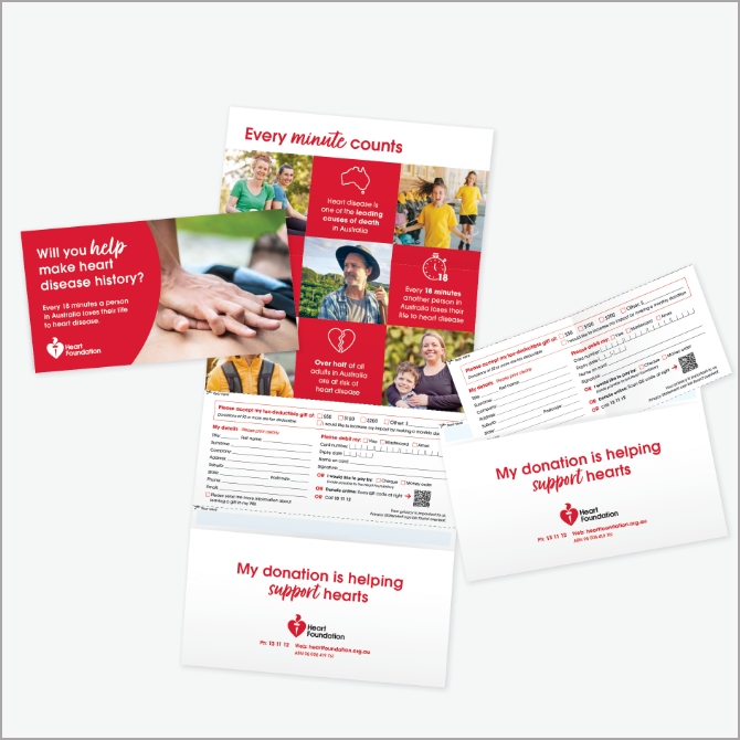 Heart Foundation Self Mailer